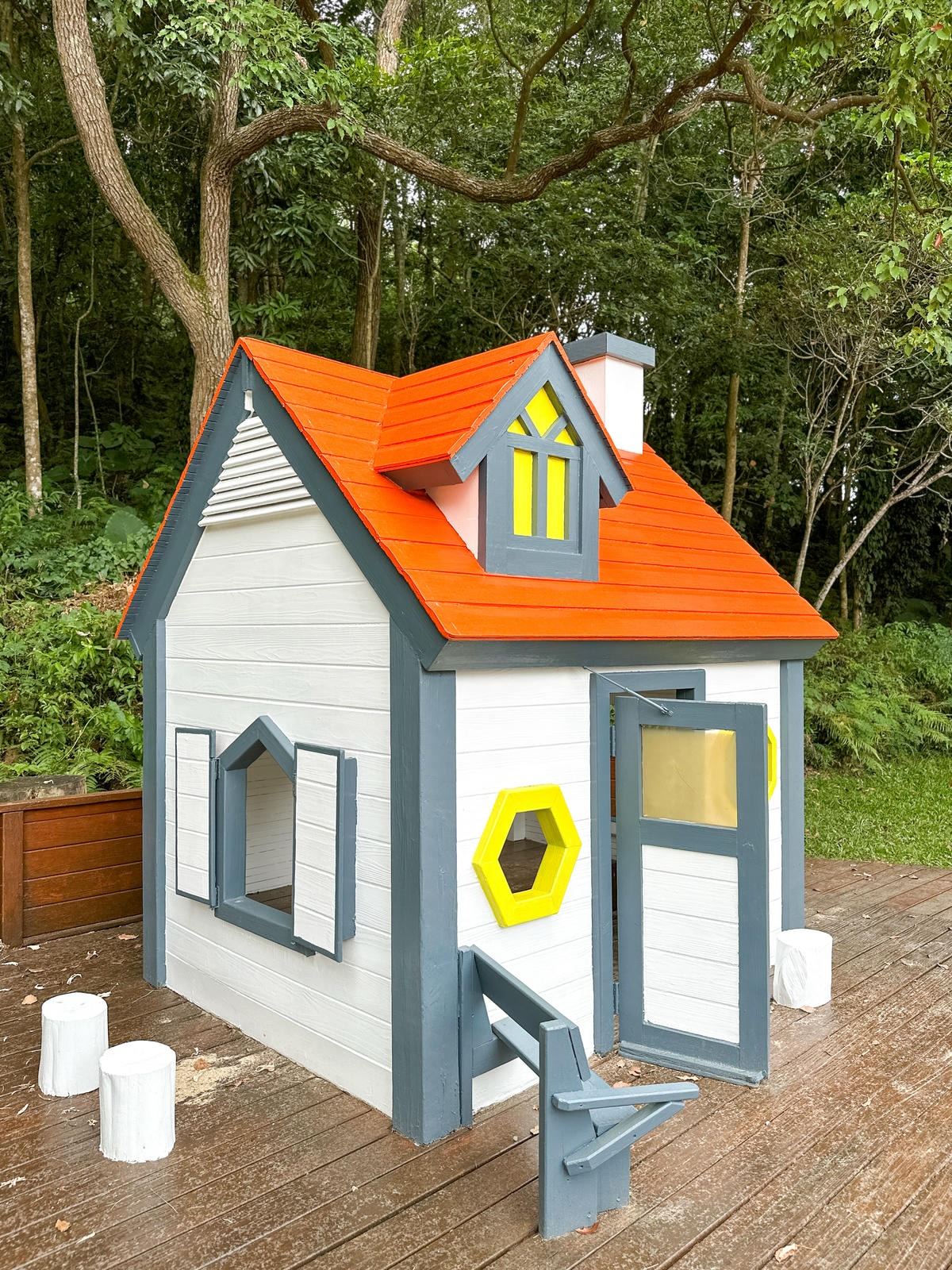 【苗栗景點】房間新改裝，小動物餵食好可愛『飛牛牧場』