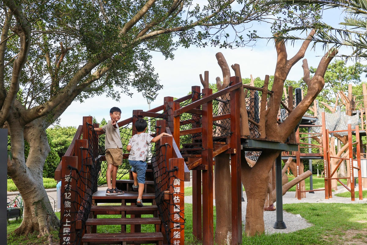 【台北特色公園推薦】市區也有森林遊樂場,『花博新生公園』森林