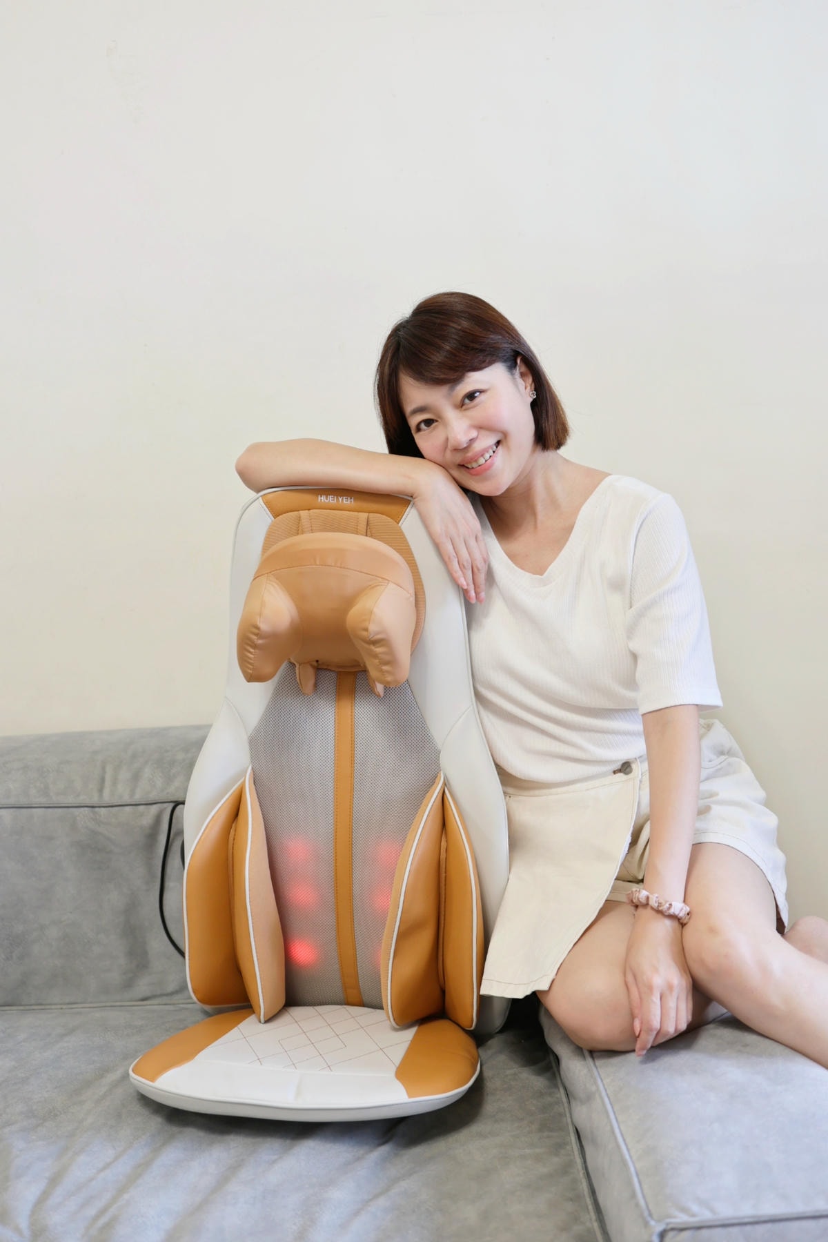 輝葉 狠狠按深揉捏雙芯按摩椅墊｜家庭按摩新選擇｜深層肩頸 &