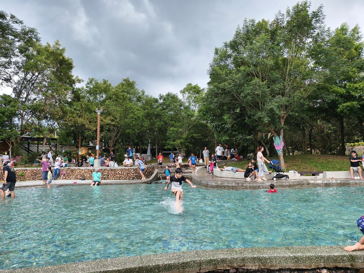 【南投景點】免費玩天然泉水『桃米親水公園』