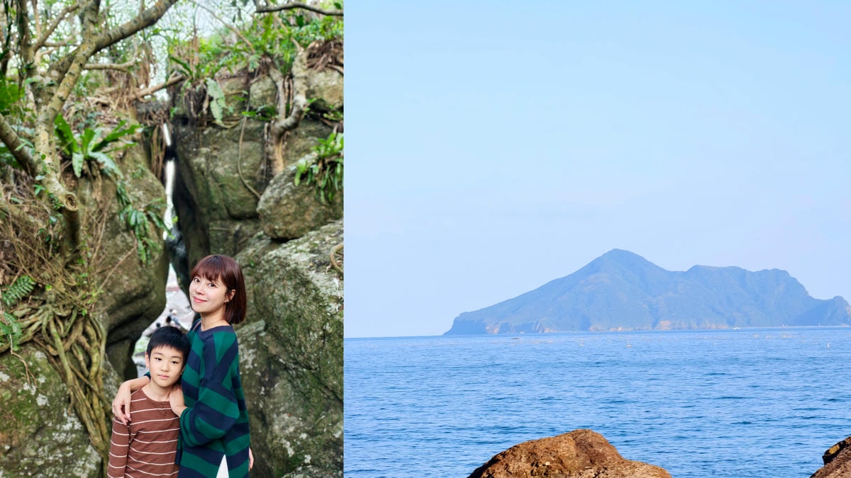 【宜蘭景點】『北關一線天』鬼斧神工海蝕奇景,親子必遊秘境!