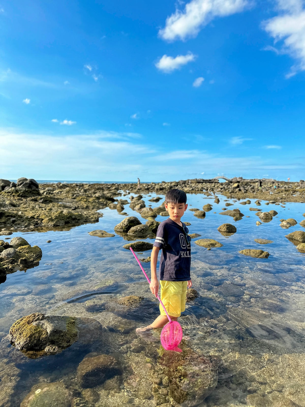 【新北玩水景點】親子生態旅人『石門洞潮間帶』抓螃蟹囉!