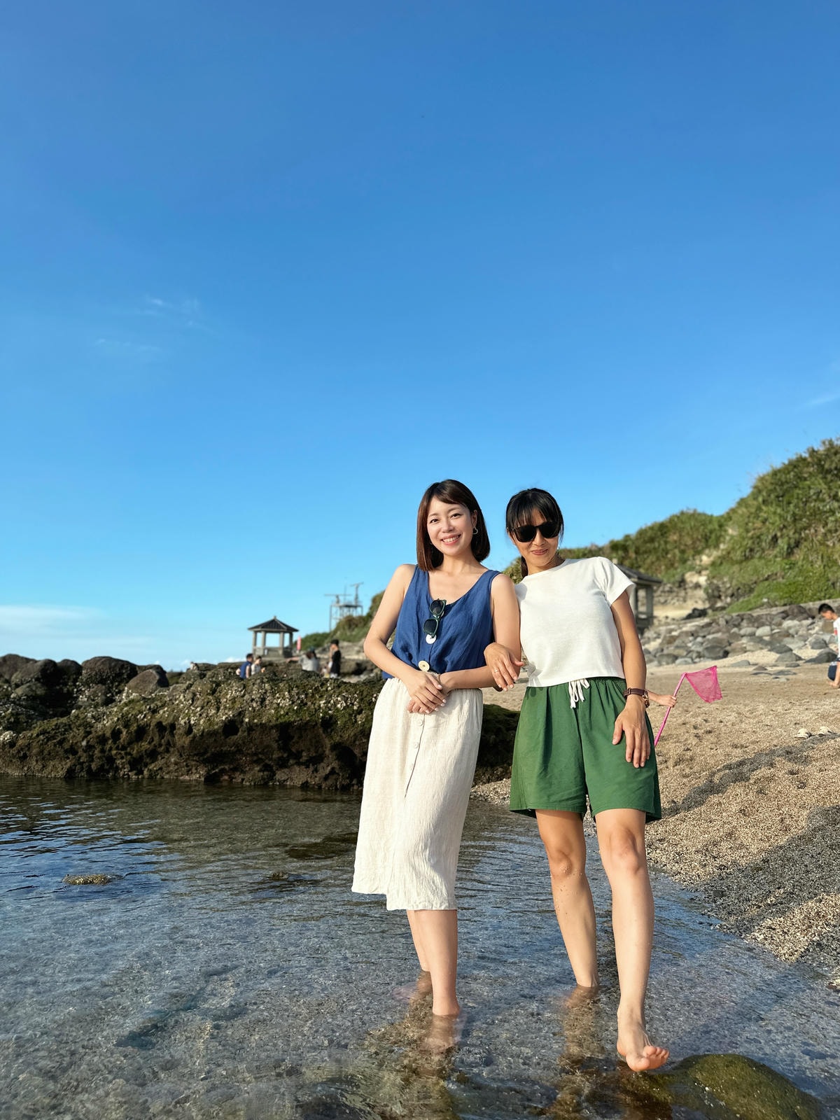 【新北玩水景點】親子生態旅人『石門洞潮間帶』抓螃蟹囉！