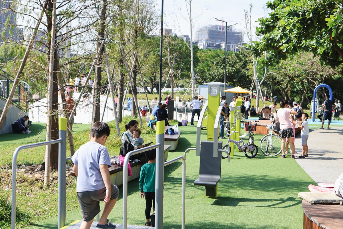 【桃園景點一日遊懶人包】『南崁溪桃園區第一河濱公園』，全齡化