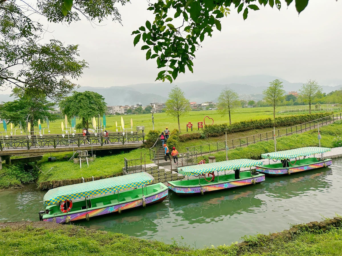 【宜蘭冬山】冬山河生態綠舟,大碗公溜滑梯,遊船18公頃大公園