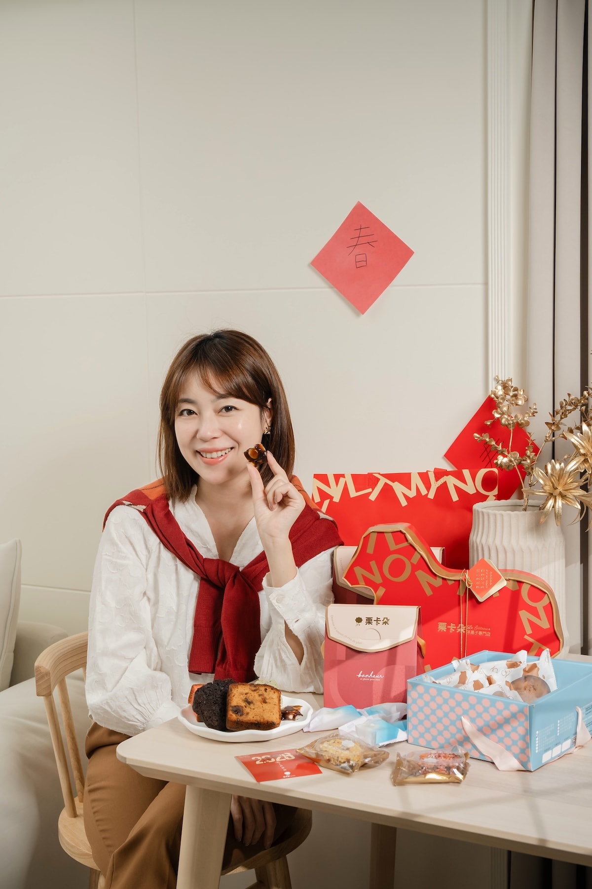 【2026 過年禮盒推薦】台南伴手禮『栗卡朵 Le Gateau 』年糖實吃心得，不黏牙手工年糖