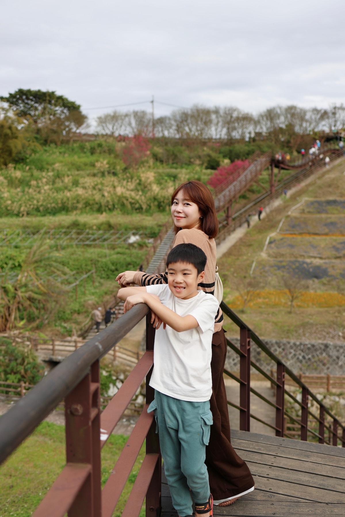 【台北景點】陽明山『平菁街42巷』櫻花巷和『鵝尾山水田』,輕鬆散步路線,稻浪棧橋、粉嫩寒櫻一次收集 - 第8張圖 【台北景點】陽明山『平菁街42巷』櫻花巷和『鵝尾山水田』,輕鬆散步路線,稻浪棧橋、粉嫩寒櫻一次收集